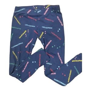 Tucker + Tate navy blue dinosaur leggings girls size 7